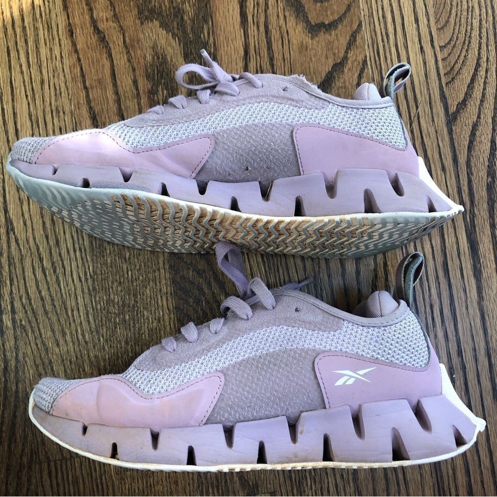 Reebok Zig Dynamica light purple/pink running show woman’s size 8.5